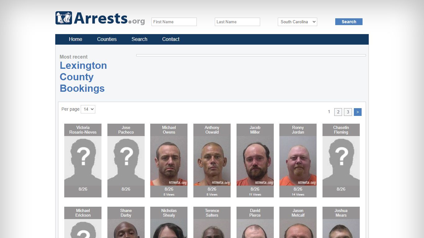 Lexington County Arrests and Inmate Search